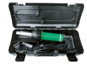Electric hot air welding tool in a carrying case Cat. No. 2023