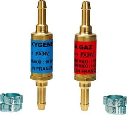Flashback arrestors Cat. No. 2921 for hoses