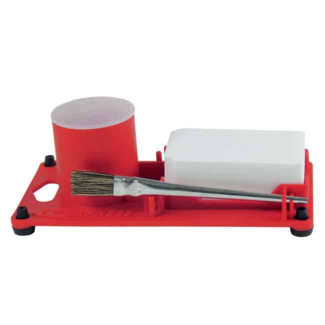 Holder for stone and flux with brush 9640