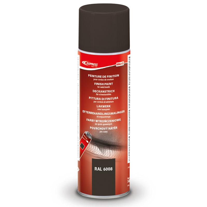 Finish matt dark brown paint for weld beads Cat. No. 99615