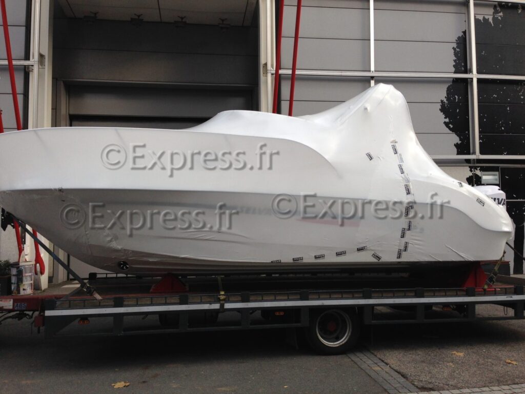 Exemple d'hivernage sur un bateau