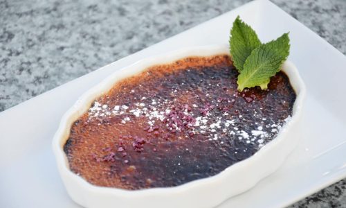 Crème Brulée au chalumeau